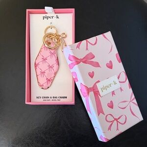 New in Box-Piper K Bow Bag Charm